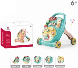 Educatieve duwloopwagen, 2 kleuren