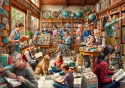 Puzzel Boekhandel 2000 Stukjes Bluebird