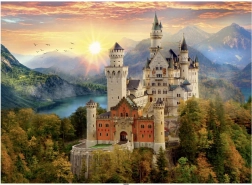 Puzzel Geschilderd Neuschwanstein 1000 stukjes