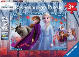 RAVENSBURGER Puzzel Frozen 2, 2x12 stukjes