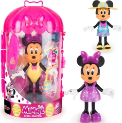 Disney Minnie Mouse strand mini pop met kast en kleding