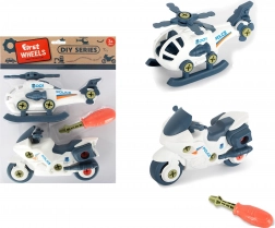 Voertuigenset met schroeven