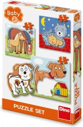 Dino Puzzel diertjes voor kinderen vanaf 2 jaar