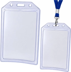 Transparant hoesje voor identificatiekaart, verticaal 10,5 × 6 cm - 1 stuk