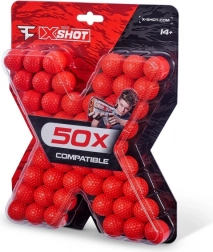 X-Shot FaZe vervangende foamkogels 50 stuks