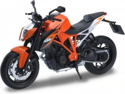 Motorfiets KTM 1290 Super Duke R 1:10 oranje van Welly