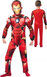 Kinderkostuum MARVEL Iron Man 122–128 cm (7–8 jaar) met masker