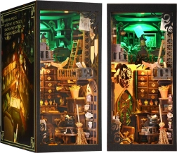 2Kids Toys 3D-puzzel boekenlegger in de vorm van een miniatuur heksenhuis
