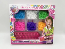 Creatieve set voor het maken van armbanden LOOM BANDS – 1200 elastiekjes