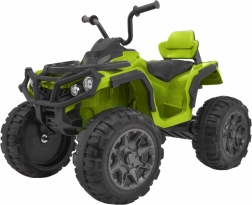 Elektrische kinderquad groen met EVA-banden en MP3/LED-radio