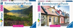 Set van twee puzzels 2 × 1000 stukjes RAVENSBURGER