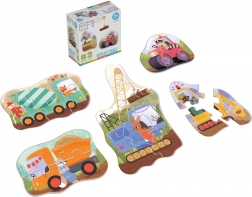 véééliké puzzel bouwmachines