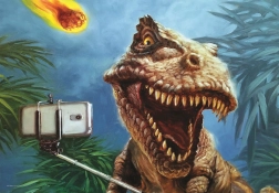 Puzzle Dino Selfie 100 stukjes