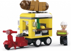 Sluban Town Winkelstraat Hotdog-wagen