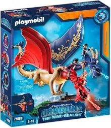 Bouwset PLAYMOBIL DRAGONS: THE NINE REALMS – Wu & Wei en Jun