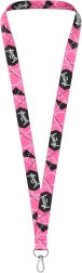 Roze sleutelhanger BAAGL – lanyard 45 cm van duurzaam polyester