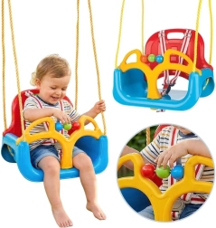 Woopie kinderschommel 3-in-1 blauw