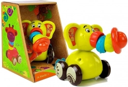 Olifant Autootje voor Baby's met Bewegende Stam