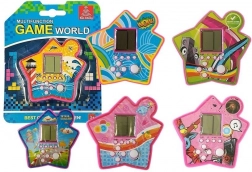 Pocket elektronische Tetris-spel – roze ster