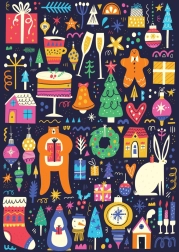 Puzzel wintervakantie 1000 stukjes Yazz