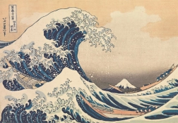 Puzzel 1000 stukjes Hokusai: De Grote Golf