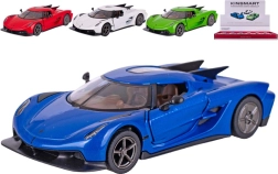 Kinsmart Koenigsegg Jesko Absolut metalen automodel met pull-back aandrijving
