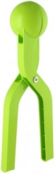 Kunststof sneeuwbalmaker – groen, diameter 10 cm