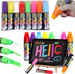 Krijtmarkers, set van 8 kleuren