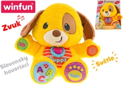 Educatieve pratende hond Puppy met licht en geluid 33 cm