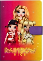 Notitieboek met magnetische sluiting Rainbow High A6