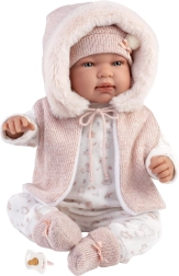 Llorens New Born realistische baby pop met geluiden