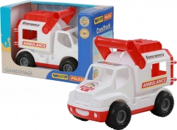 Brandweerauto Construck wit - Polesie