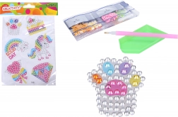 Creatieve set diamanten stickers met steentjes MIX