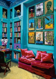 Puzzel Kamer met rode bank 1000 stukjes