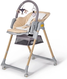 Eetstoel en ligstoeltje 2-in-1 KINDERKRAFT Lastree Wood Premium