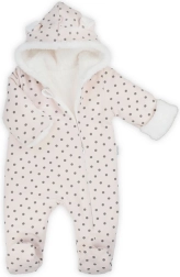 Winter babyoverall Nicol Sara met capuchon