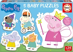 Baby puzzel Peppa Big 5-in-1 (3–5 stukjes)