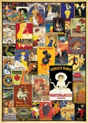 EUROGRAPHICS Puzzel Oude posters 1000 stukjes
