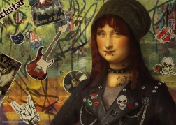 Puzzel SCHMIDT Art&Fun: Mona Lisa 1000 stukken