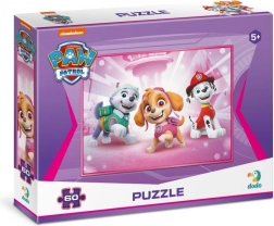 Puzzel Paw Patrol: Everest, Skye en Marshall 60 stukjes