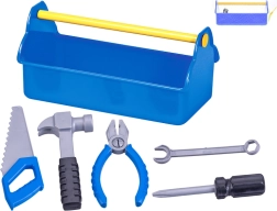 Kinder gereedschapsset met draagbak 5 stuks (27,5 × 14 cm)