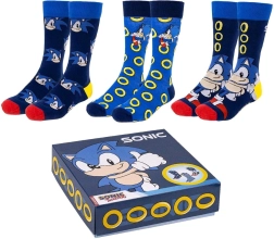 Sonic sokkenset – 3 paar in een geschenkdoos