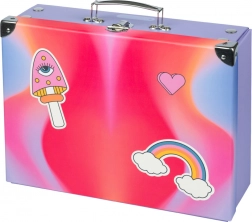 Opvouwbare schoolkoffer Duha rood