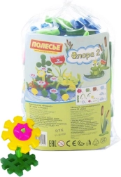 Bouwset Blok Flora 2 – tuintje met bloemen, 91 onderdelen