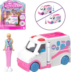 Mini Barbie land – ambulance met minipop