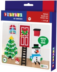 Playbox strijkkralen Kerst 2000 stuks set