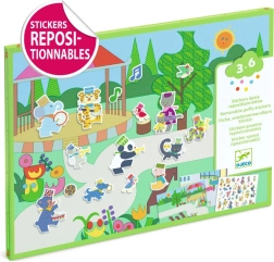 Djeco stickercreatie muzikanten