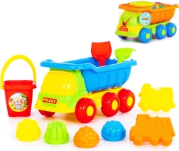 Set vrachtwagen voor zand met accessoires
