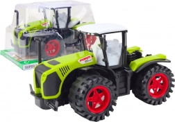 Landbouwtractor Grote wrijvingsaandrijving Groen landbouwvoertuig