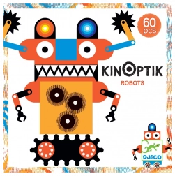 DJECO Magnetische puzzel Kinoptik Robots
